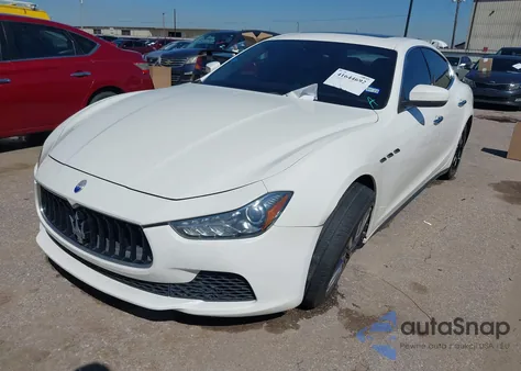 2017 Maserati Ghibli из США, поврежденный, VIN ZAM57XSA2H1206194